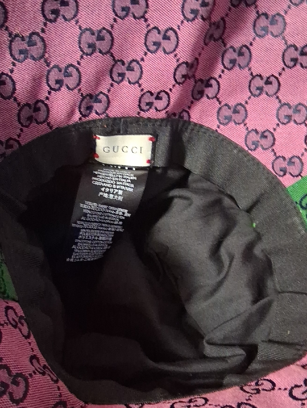 Authentic Gucci Colorful Patterned Bucket Hat - Picture 5 of 6
